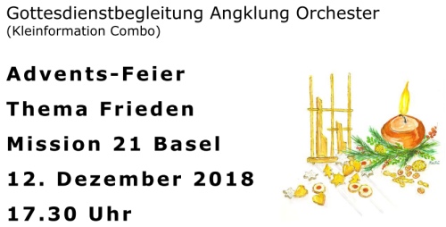 Angklung-Konzert Adventsgottesdienst Mission 21, Basel